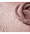 Шалте за легло в цвят пудра Leila 220x240 см-2 снимка