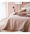 Шалте за легло в цвят пудра Leila 240x260 см-0 снимка