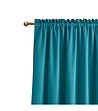 Завеса в цвят тюркоаз 140x250 см-2 снимка