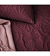 Калъфка за възглавница в бордо 45x45 см-3 снимка