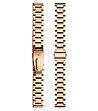 Розовозлатист дамски часовник с бял циферблат Chloé-3 снимка