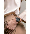 Сребрист дамски часовник с бял циферблат Désirée-1 снимка
