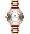 Розовозлатист дамски часовник с тъмносин циферблат Florence-2 снимка