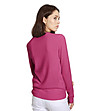 Кашмирен дамски пуловер в цвят циклама Millie-1 снимка