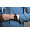 Unisex часовник с черна верижка Zurich-2 снимка