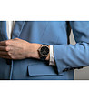 Unisex часовник с черна каишка Zurich-2 снимка