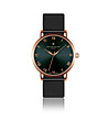 Черен unisex часовник с розовозлатист корпус Bern-0 снимка