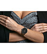 Сребрист unisex часовник с черен циферблат Bern-2 снимка