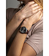 Unisex часовник с розовозлатист корпус и кафява каишка Geneva-2 снимка