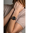 Дамски часовник в розовозлатисто с черен циферблат Montreux-1 снимка