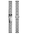 Дамски сребрист часовник с циферблат в екрю Montreux-3 снимка