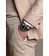Мъжки комплект от часовник и гривна в синьо и розовозлатисто Bern-1 снимка