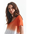 Многоцветна дамска блуза Ombri-2 снимка