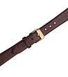 Розовозлатист часовник с черен циферблат и каишка в бордо Claret-1 снимка