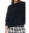 Черен дамски пуловер Alifini-2 снимка