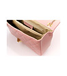 Дамска кожена чанта в розово Ambra-3 снимка