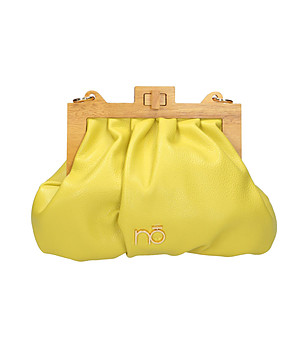 Жълта дамска чанта Salina снимка