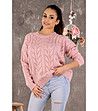 Розов дамски пуловер Marynesta-0 снимка
