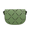 Зелена дамска чанта за рамо Geraldine-0 снимка