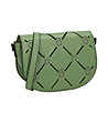 Зелена дамска чанта за рамо Geraldine-2 снимка