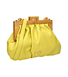 Жълта дамска чанта Salina-2 снимка