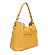 Дамска чанта от естествена кожа в жълт нюанс Kerry-1 снимка