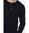 Черна мъжка блуза с кашмир и коприна Ran-3 снимка