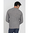 Мъжки сив пуловер с кашмир Simo-1 снимка