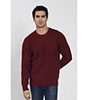 Мъжки пуловер в бордо с кашмир Simo-0 снимка