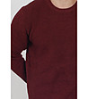 Мъжки пуловер в бордо с кашмир Simo-3 снимка