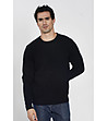 Мъжки пуловер в черно с кашмир Zanter-0 снимка