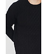 Мъжки пуловер в черно с кашмир Zanter-3 снимка