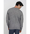 Мъжки пуловер в сиво с кашмир Zanter-1 снимка
