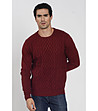 Мъжки пуловер в бордо с кашмир Zanter-0 снимка