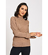 Дамски пуловер в цвят камел с кашмир Irina-0 снимка