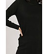 Черна рокля от фино плетиво Diana-3 снимка
