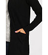 Черна дамска жилетка с кашмир и коприна Eliza-3 снимка