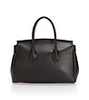 Дамска кожена чанта в черно Esta-1 снимка