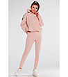 Дамски памучен розов суитшърт Letta-4 снимка
