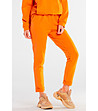 Оранжево дамско памучно спортно долнище Julina-2 снимка