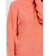 Дамски пуловер в розов нюанс Lavoni-3 снимка