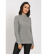 Дамски пуловер в сиво Lavoni-0 снимка