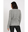 Дамски пуловер в сиво Lavoni-1 снимка