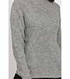 Дамски пуловер в сиво Lavoni-3 снимка