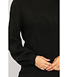 Черен дамски пуловер Ozana-3 снимка