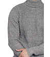 Сив мъжки пуловер Bryan с кашмир-3 снимка