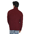 Мъжки пуловер Bryan в бордо с кашмир-1 снимка