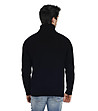 Черен мъжки пуловер с поло яка Andrew -1 снимка
