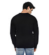 Тъмносин мъжки пуловер с кашмир Charlie -1 снимка