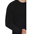 Тъмносин мъжки пуловер с кашмир Charlie -3 снимка
